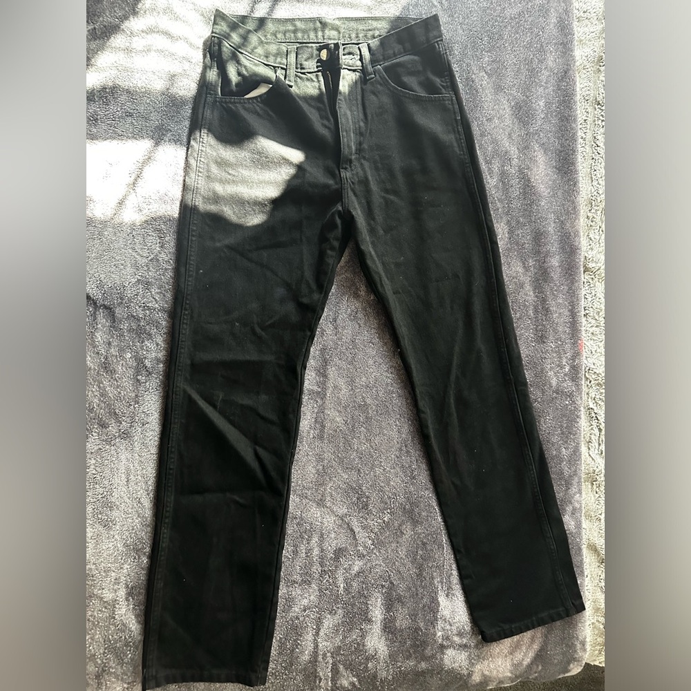 rustler black jeans